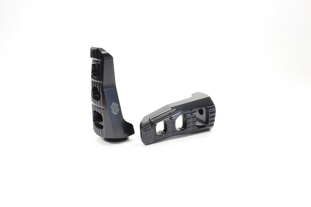 Gilles Tooling - Black Touring Pillion Footpegs Set for BMW S1000R, M1000R, S1000RR, R9T