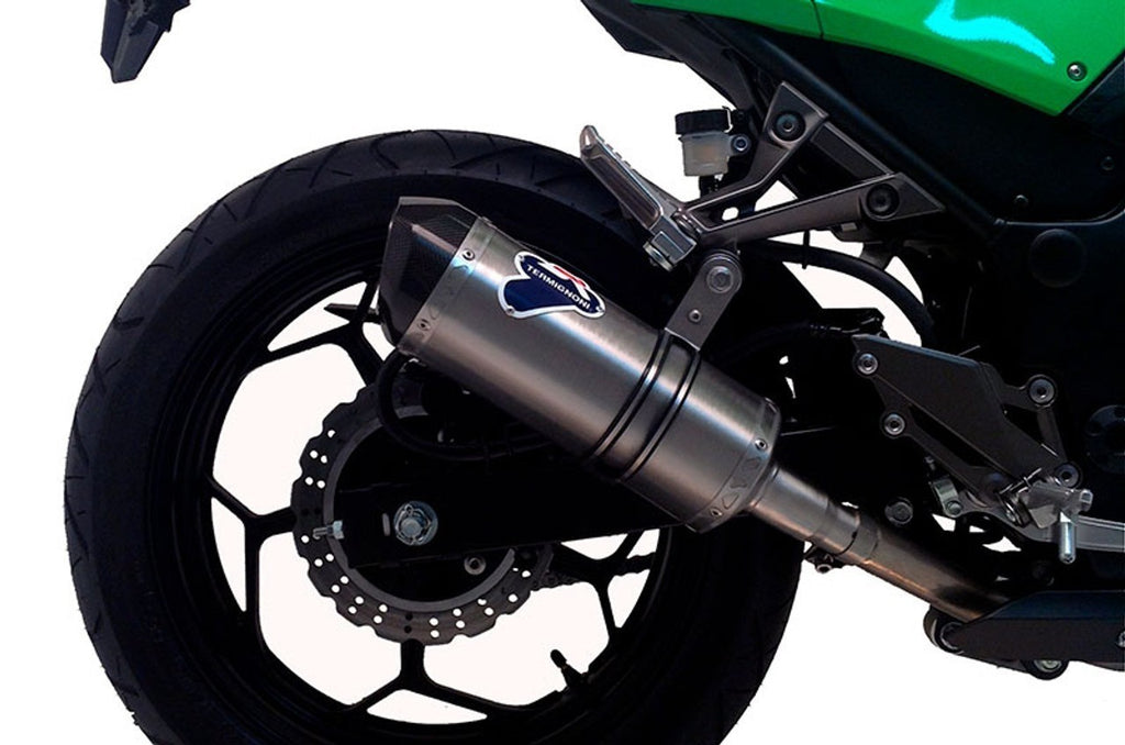 Termignoni Relevance Stainless/Carbon Slip-On for 2012-17 Kawasaki Ninja 300