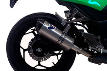 Load image into Gallery viewer, Termignoni Relevance Stainless/Carbon Slip-On for 2012-17 Kawasaki Ninja 300