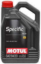 Load image into Gallery viewer, Motul Specific 948B 5W20 Engine Oil image 3