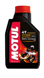Motul 7100 4-Stroke 20W50 4T Full Synthetic Motorcycle Engine Oil image 1