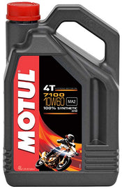 Motul 7100 4-Stroke 10W60 4T Full Synthetic Motorcycle Engine Oil image 1
