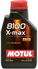 Motul 8100 0W40 X-MAX Synthetic Engine Oil - Porsche A40 image 1