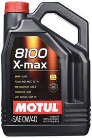 Motul 8100 0W40 X-MAX Synthetic Engine Oil - Porsche A40 image 2