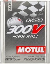 Load image into Gallery viewer, Motul 300V HIGH RPM Power 0W20 Synthetic-ester Racing Oil - 2L image 1