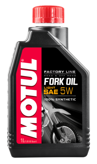 Motul Suspension FORK OIL Factory Line LIGHT 5W - Synthetic Ester - 1L image 1
