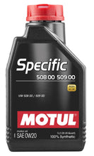 Load image into Gallery viewer, Motul OEM Synthetic Engine Oil SPECIFIC 508 00 509 00 - 0W20 image 1