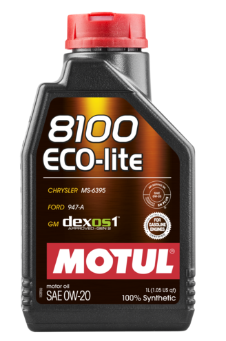 Motul Synthetic Engine Oil 8100 ECO-LITE 0W20 image 1