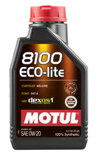 Load image into Gallery viewer, Motul Synthetic Engine Oil 8100 ECO-LITE 0W20 image 1