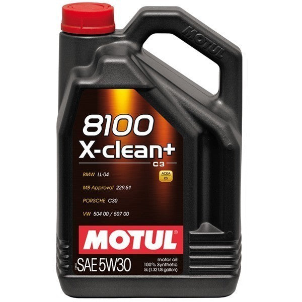 Motul 8100 5W30 X-CLEAN Plus Synthetic Engine Oil image 4 