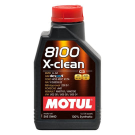 Motul Synthetic Engine Oil 8100 5W-40 X-CLEAN C3 image 1