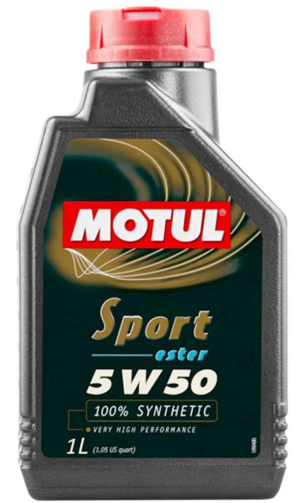 Motul Sport 5W50 API SM/CF Synthetic Engine Oil image 1