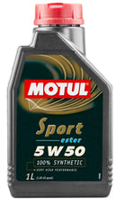 Load image into Gallery viewer, Motul Sport 5W50 API SM/CF Synthetic Engine Oil image 1