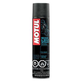 Motul Cleaners WASH & WAX Spray (Body & Paint Cleaner) - 11.4oz image 1