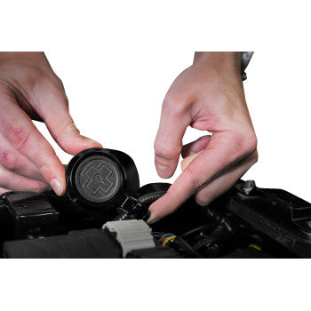 Muc-Off Secure AirTag Holder For Powersports, Keychains img discrete install
