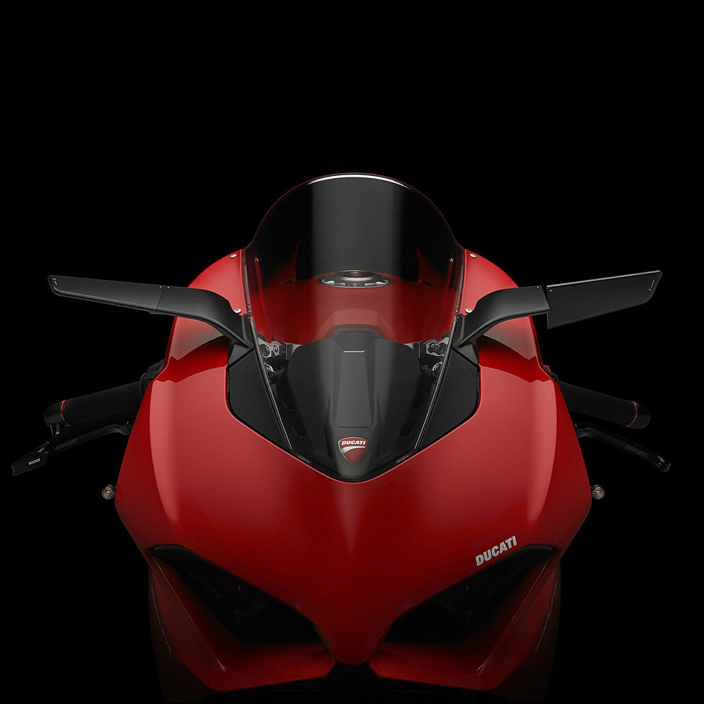 Rizoma Stealth Mirrors for 2018-24 Ducati Panigale V2, V4, V4S, V4R