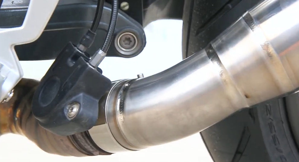 Vandemon Titanium Exhaust System with Brushed Headers For 2014-23 BMW R NINET 7