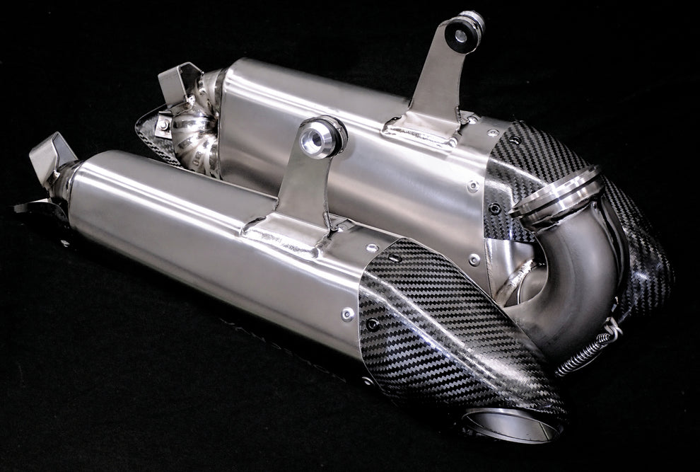 Vandemon Titanium Belly Slip-On For 2020-24 Ducati V2 Panigale & Streetfighter 3