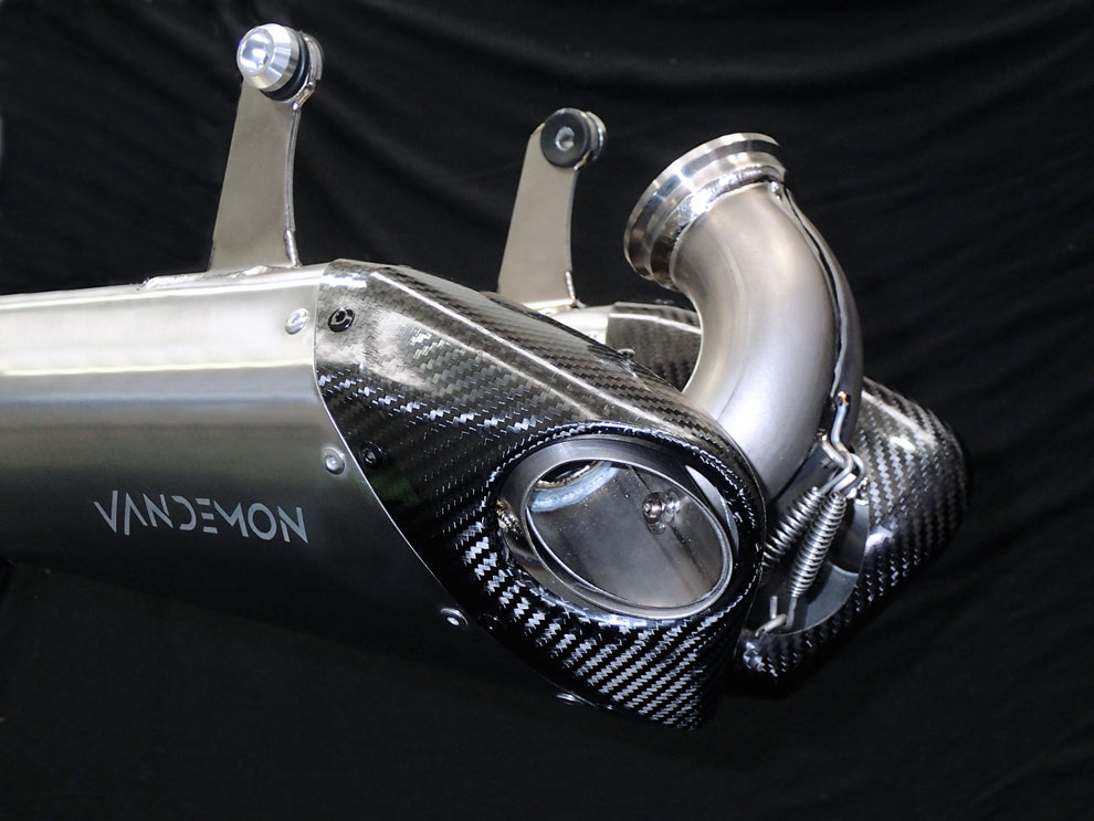 Vandemon Titanium Belly Slip-On For 2020-24 Ducati V2 Panigale & Streetfighter 7