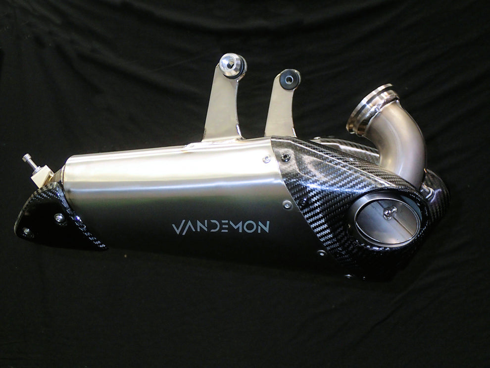 Vandemon Titanium Belly Slip-On For 2020-24 Ducati V2 Panigale & Streetfighter
