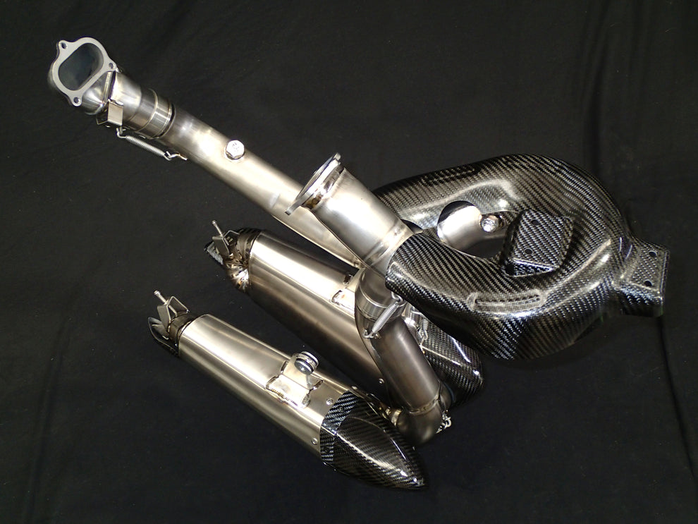 Vandemon Full Titanium Low Mount Exhaust System For 2020-24 Ducati V2 Panigale & Streetfighter 8