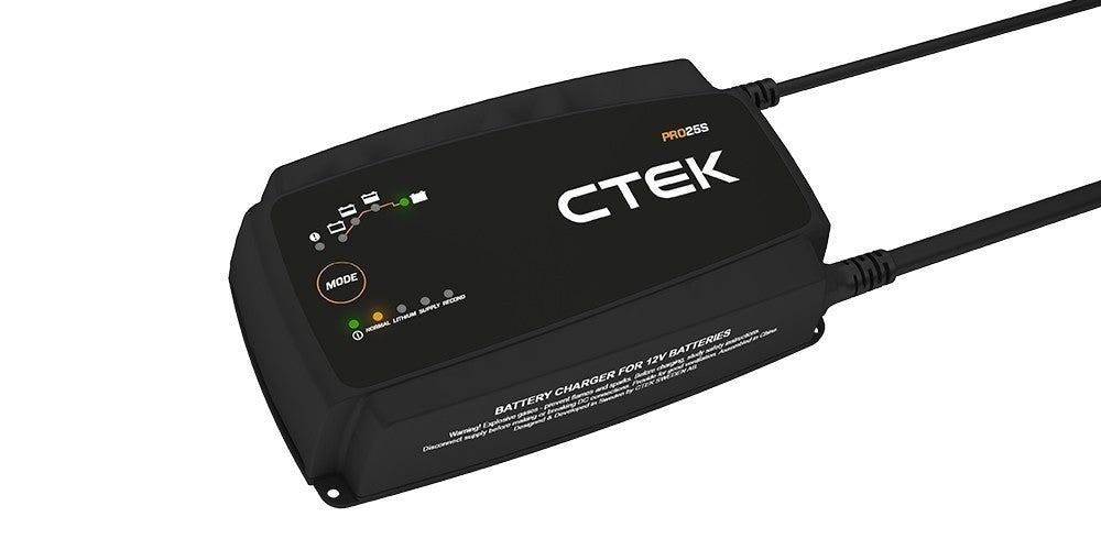 CTEK 12V PRO25S Battery Charger - 50-60 Hz
