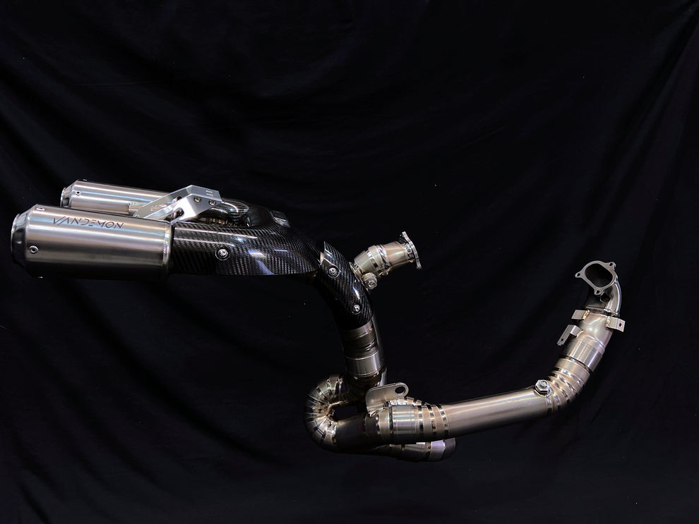 Vandemon Titanium High Mount Exhaust System For 2013-15 Ducati Panigale 899 & 2016-19 Ducati Panigale 959