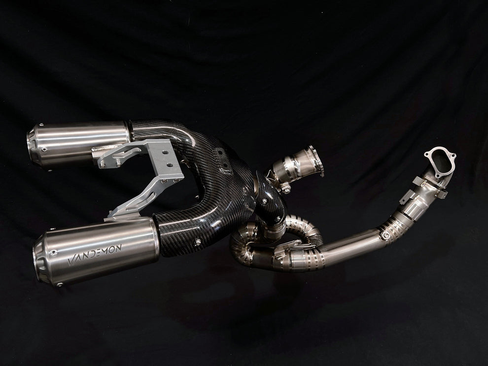Vandemon Titanium High Mount Exhaust System For 2013-15 Ducati Panigale 899 & 2016-19 Ducati Panigale 959