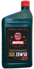 Load image into Gallery viewer, Motul 20W50 Classic Performance Oil image 3
