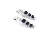 Gilles Tooling - Silver Touring Footpegs Set for BMW S1000RR, S1000R, M1000RR, K1200, R9T