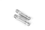 Gilles Tooling - Silver Driver Sport Footpegs Set for BMW S1000RR, S1000R, R9T Racer