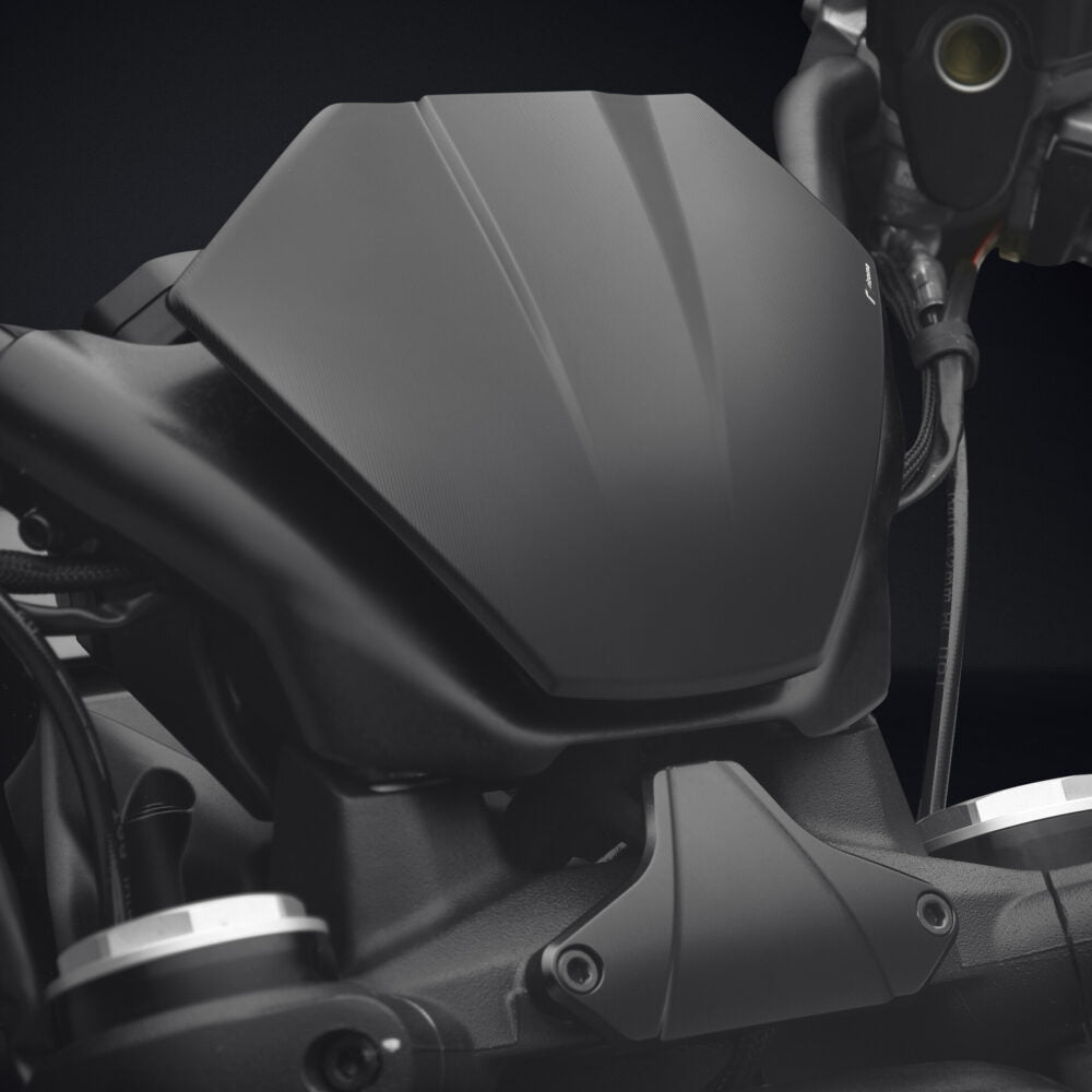 Rizoma Aluminum Headlight Fairing kit for 2023+ Ducati Diavel V4, V4 RS, Bentley img bike