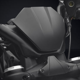 Rizoma Aluminum Headlight Fairing kit for 2023+ Ducati Diavel V4, V4 RS, Bentley img bike