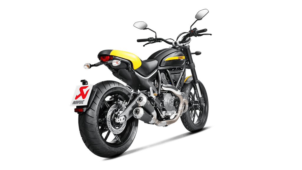 Akrapovic GP Slip-On Exhaust for Ducati Scrambler / Monster 797 / 797+