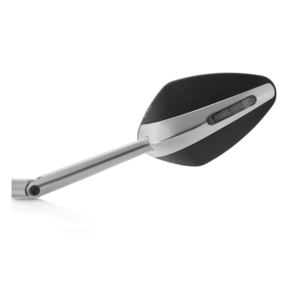 Rizoma Veloce L Sport Mirrors with integrated turn signal for motorcycle img 3