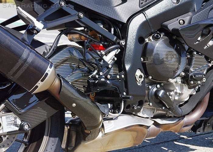 Sato Racing Carbon Fiber Swingarm Cover Set (L/R) for 2009-14 BMW S1000RR