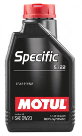 Motul OEM Synthetic Engine Oil ACEA A1/B1 Specific 5122 - 0W20 image 1