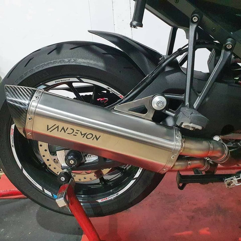 Vandemon Titanium Exhaust System For 2015-19 BMW S1000XR & M1000XR 5