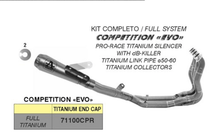 गैलरी व्यूवर में इमेज लोड करें, Arrow Exhaust Competition &#39;Evo&#39; Full System with Pro-Race Titanium Silencer for 2021+ BMW S1000R img exhaust