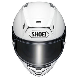 Shoei X-Fifteen Motorcycle Full Face White Helmet image front