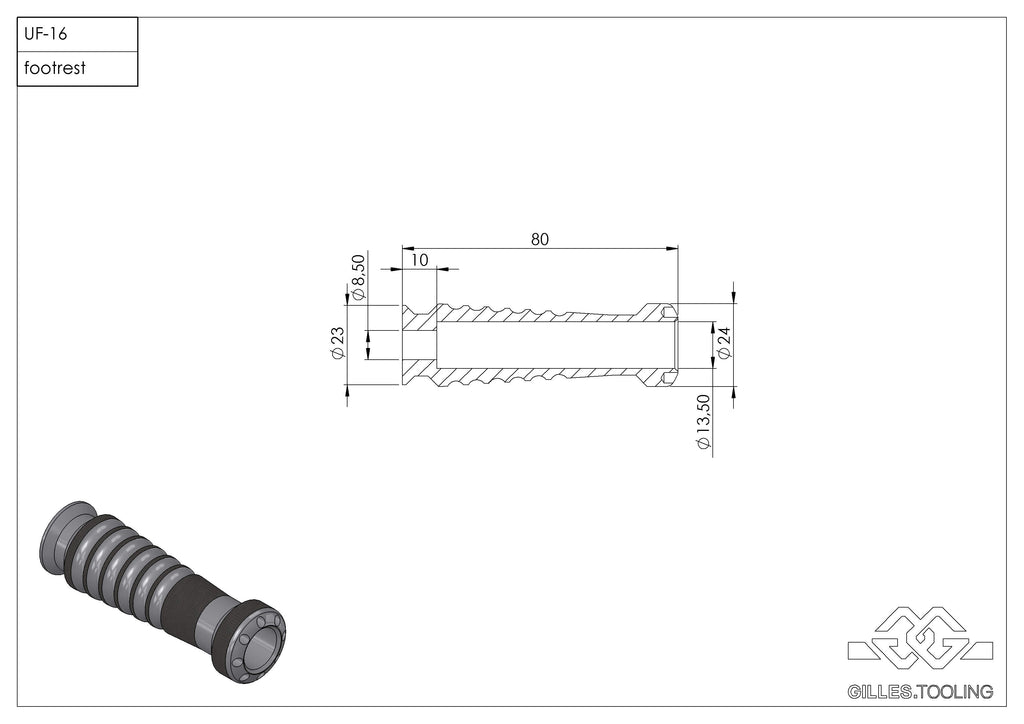 Gilles Tooling - Black Sport Footpegs Set for 2020+ BMW S1000RR, S1000R, M1000RR image 2