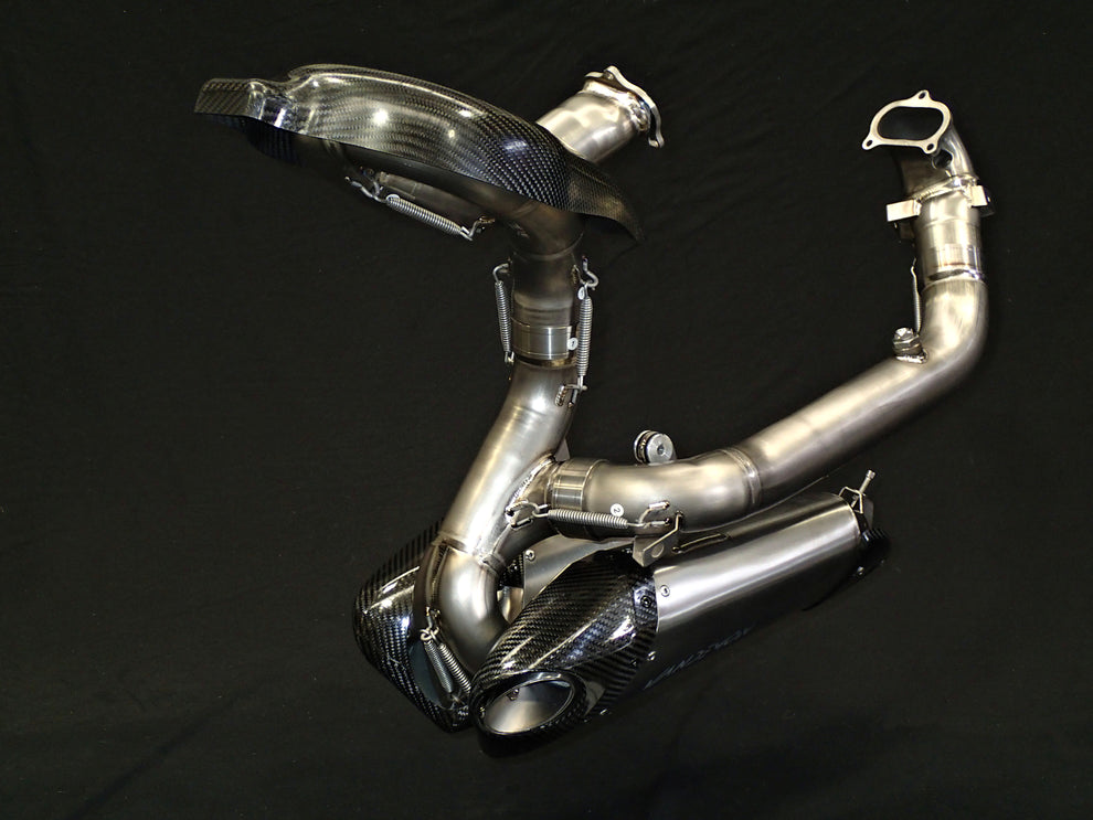 Vandemon Full Titanium Low Mount Exhaust System For 2020-24 Ducati V2 Panigale & Streetfighter