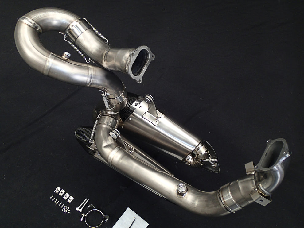Vandemon Full Titanium Low Mount Exhaust System For 2020-24 Ducati V2 Panigale & Streetfighter 9