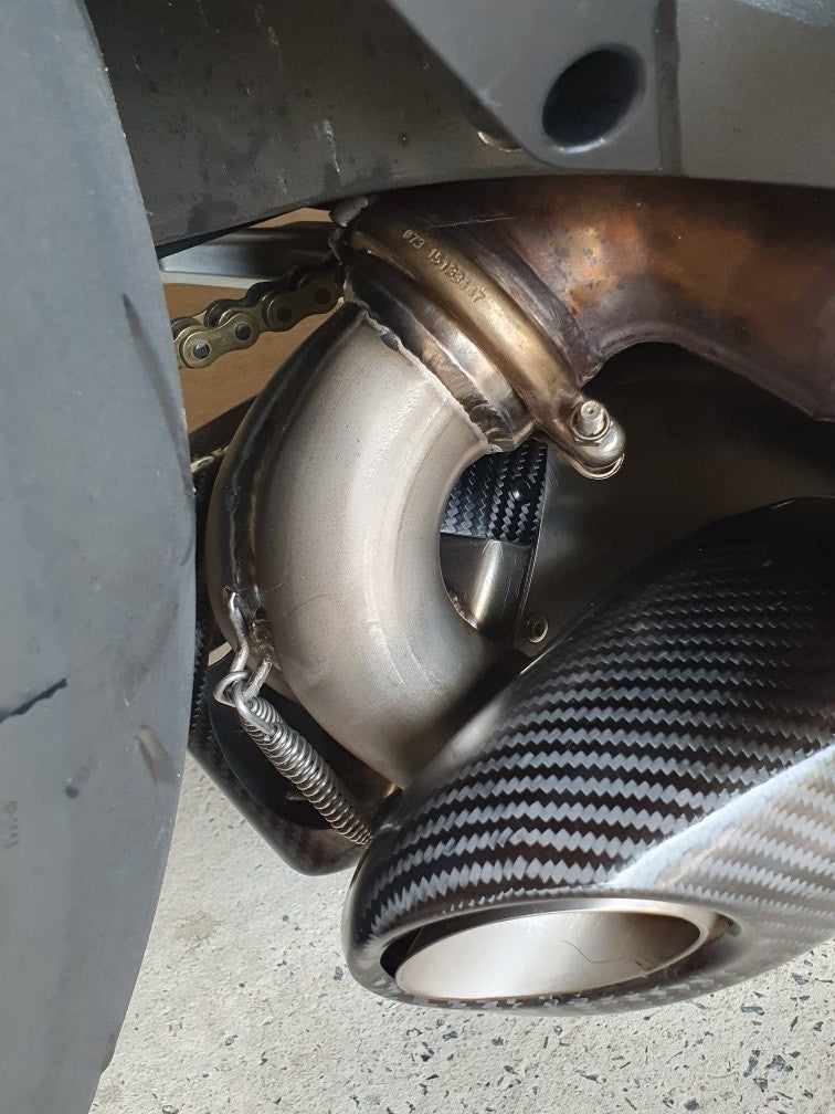 Vandemon Titanium Belly Slip-On For 2020-24 Ducati V2 Panigale & Streetfighter 5