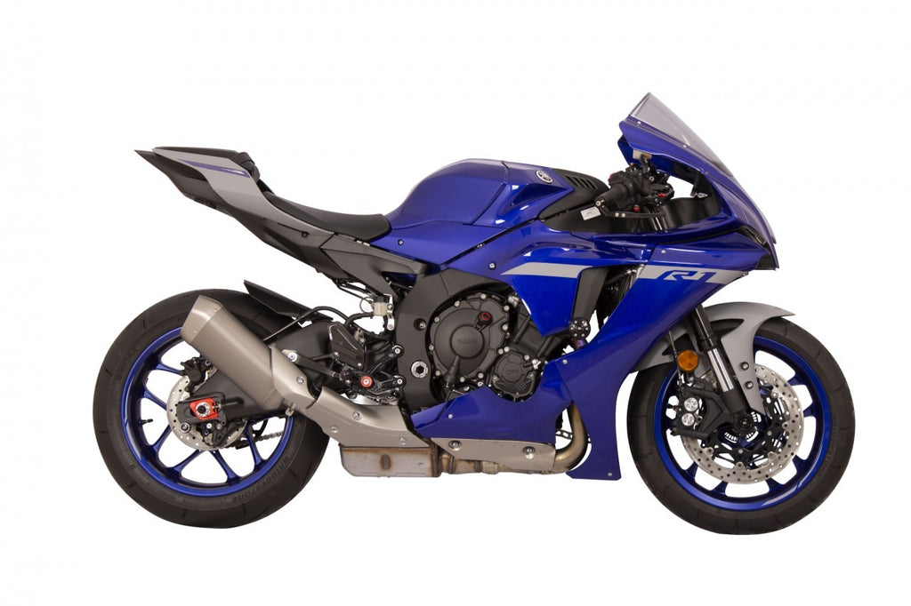 Gilles Tooling MUE2 Gold Rearset Footpegs for 2015+ Yamaha R1, R1M, R1 GYTR