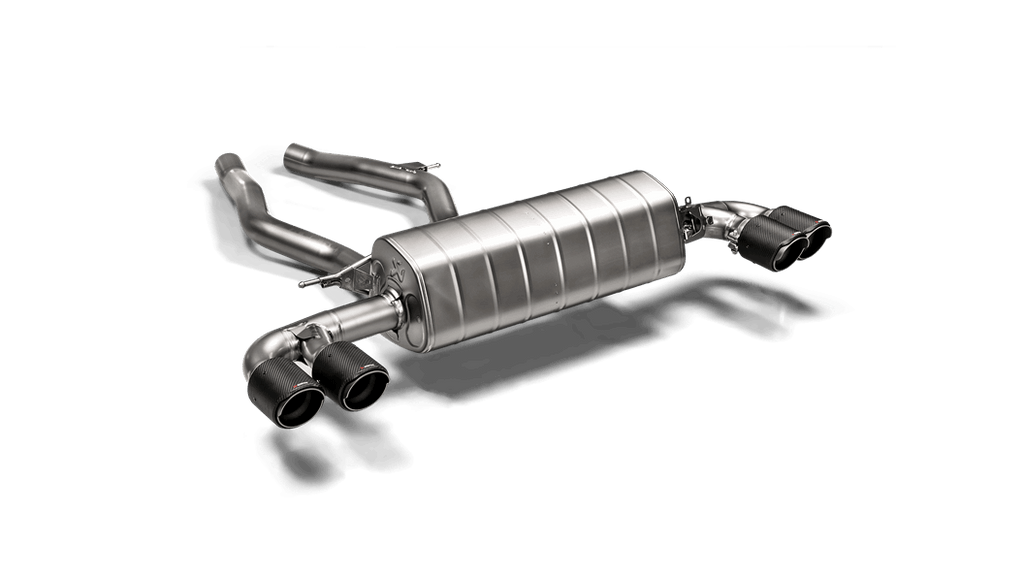 Akrapovic Slip-On Line (Titanium) w/Carbon Fiber Tips for 2019-2024 BMW Z4 M40i