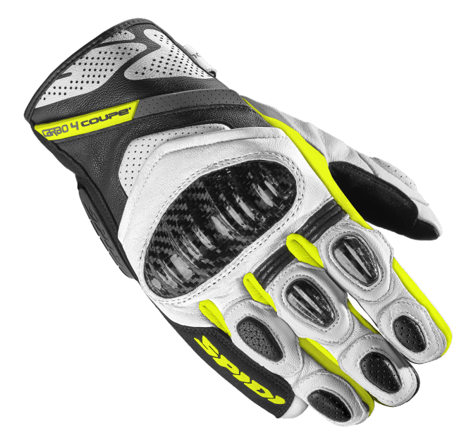 Spidi CARBO 4 Coupe' Motorcycle Riding Leather Gloves