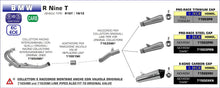 Load image into Gallery viewer, Arrow Racing Stainless Steel Headers with Silencer for BMW R Nine T