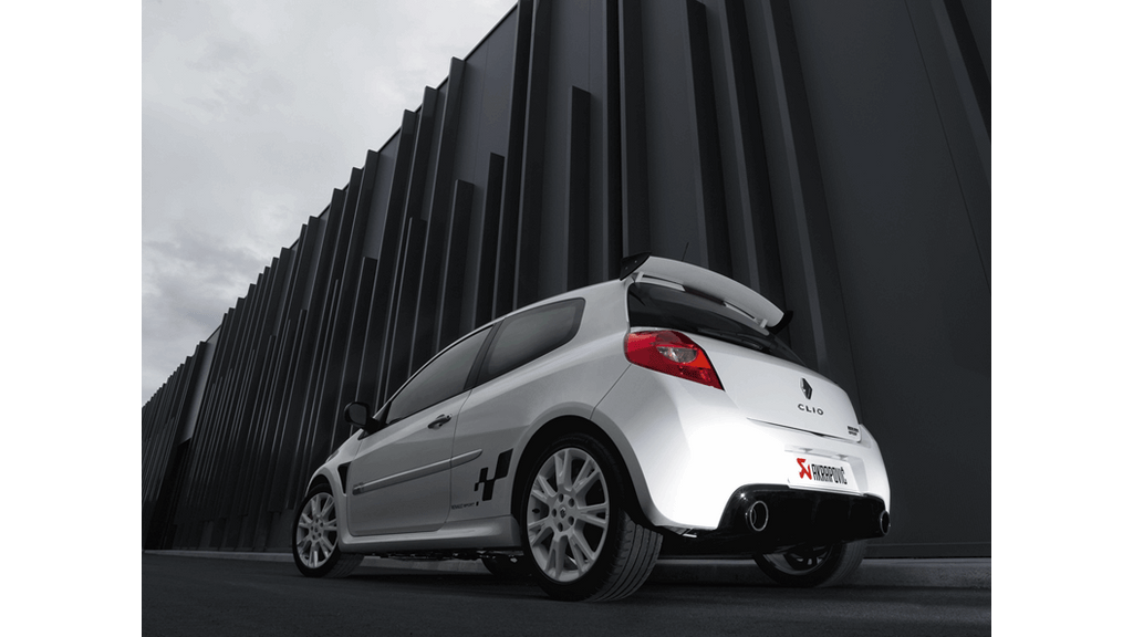 Akrapovic Slip-On Line Carbon Tips for 2009-12 Renault Clio III RS 200