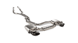 Akrapovic Link-Pipe Set (SS) (Does Not Fit DP/L-AU/SS/1) for 2020 Audi RS6 Avant/RS7 Sportback (C8)